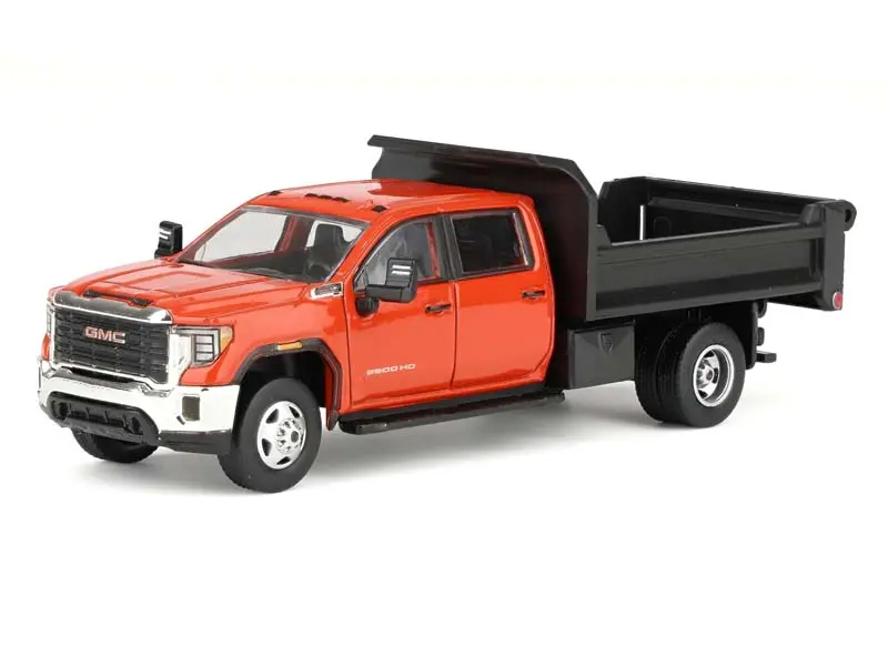 2022 Gmc Sierra 3500Hd W/ Dump Bed - Cardinal Red Diecast 1:64 Scale Model - Karson Diecast Co. 51563B 1