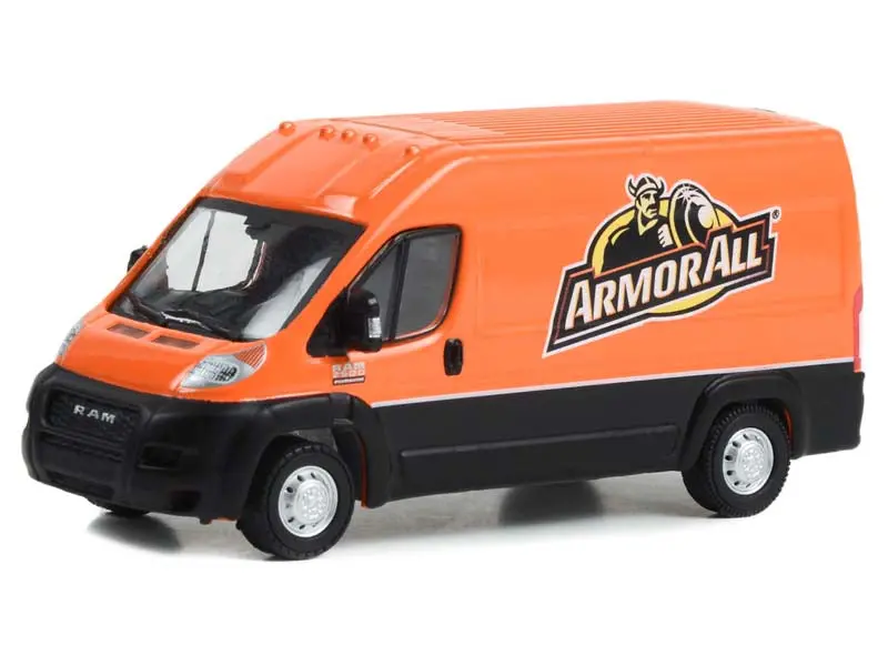 2020 Ram Promaster 2500 Cargo High Roof - Armor All (Route Runners Series 5) Diecast 1:64 Scale Model - Greenlight 53050E 1