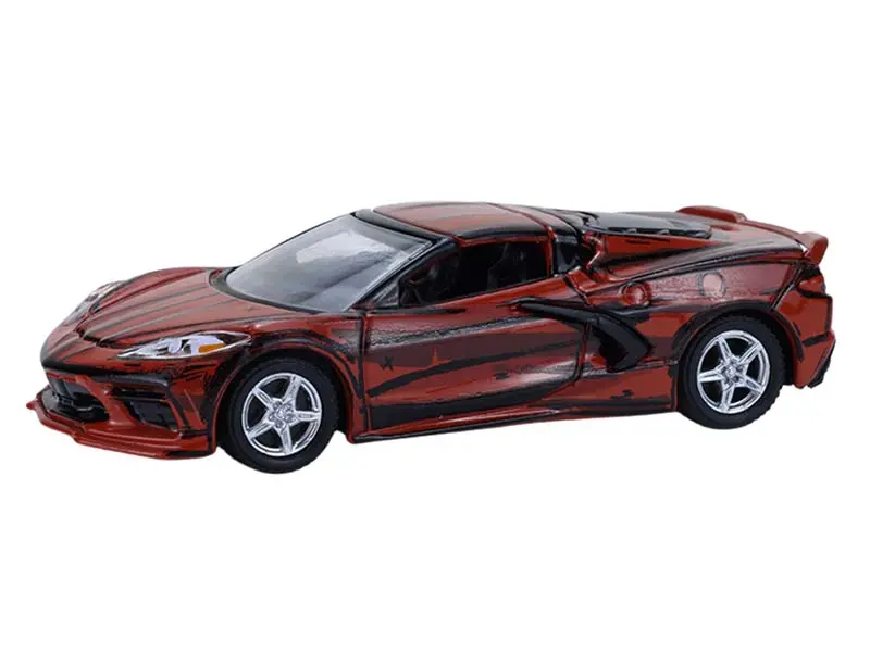 2020 Chevrolet Corvette Coupe - Calamity Cale (Garbage Pail Kids Series 8) Diecast 1:64 Scale Model - Greenlight 54120F 1