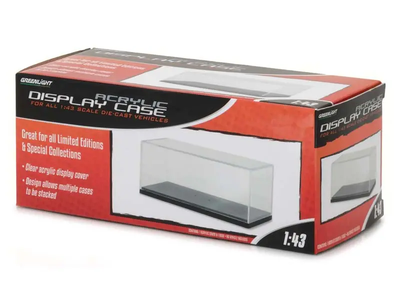 Acrylic Case W/ Plastic Base 1:43 Scale Model Cars - Greenlight 55023 1