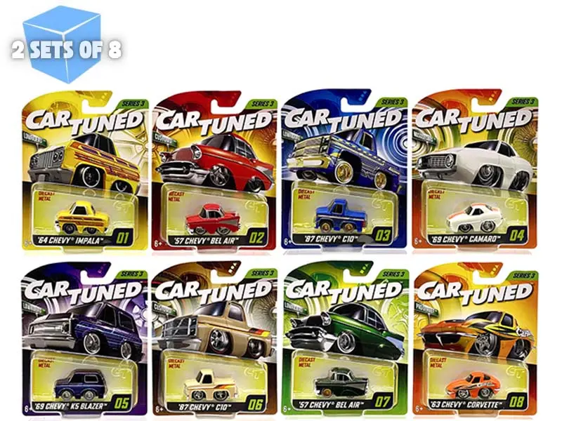 Cartuned Series 3 Mainline Assortment 2025 Diecast 1:64 Scale Models - 592631-Xx2 1