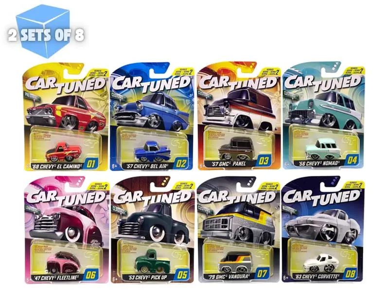 Cartuned Series 2 Hobby Alternate Assortment 2024 Diecast 1:64 Scale Models - 592648-Xx1eucalt 1
