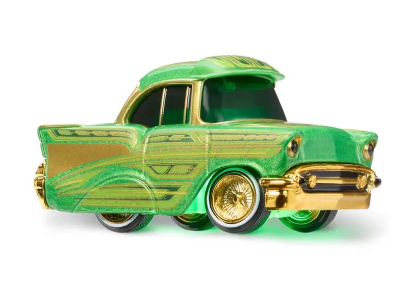 1957 Chevrolet Bel Air Green (Lowrider Show Glow Series 1) Diecast Scale Model - Cartuned 597346-6 1