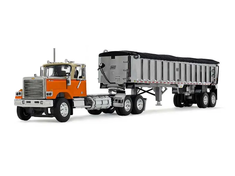 Chevrolet Bison Day Cab & East End Dump Trailer Diecast 1:64 Scale Model - Dcp 60-1925 1