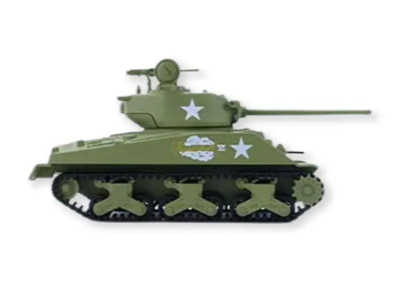 Pre-Order 1944 U.S Sherman M4a3 Tank - Thunderbolt Vi - U.S. Army Wwii (Battalion 64 Series 6) Diecast 1:64 Scale Model - Greenlight 61060B 1