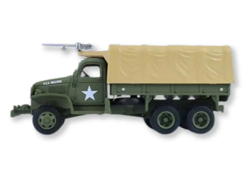 Pre-Order 1944 Gmc Cckw 353 A1 2.5T Truck - U.S. Army Wwii (Battalion 64 Series 6) Diecast 1:64 Scale Model - Greenlight 61060C 1