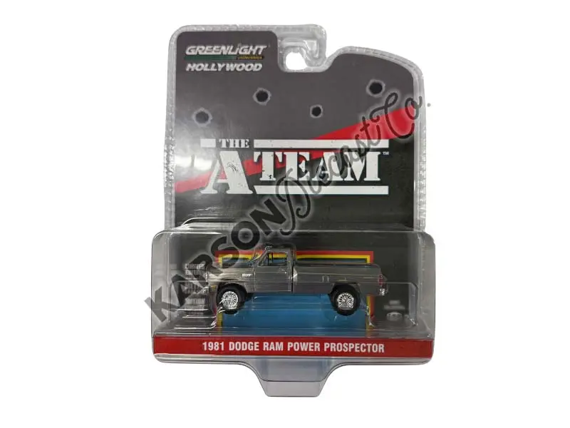 Raw Chase 1981 Dodge Power Ram Prospector - The A-Team (Hollywood Series 43) Diecast 1:64 Scale Model - Greenlight 62040C 1