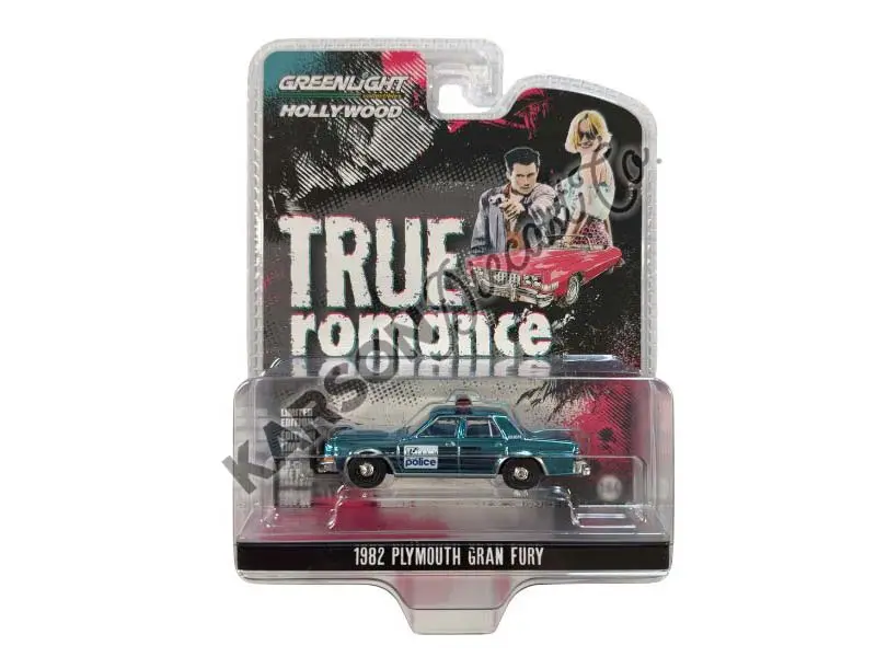 1982 Plymouth Gran Fury - True Romance (Hollywood Series 43) Diecast 1:64 Scale Model - Greenlight 62040D 1