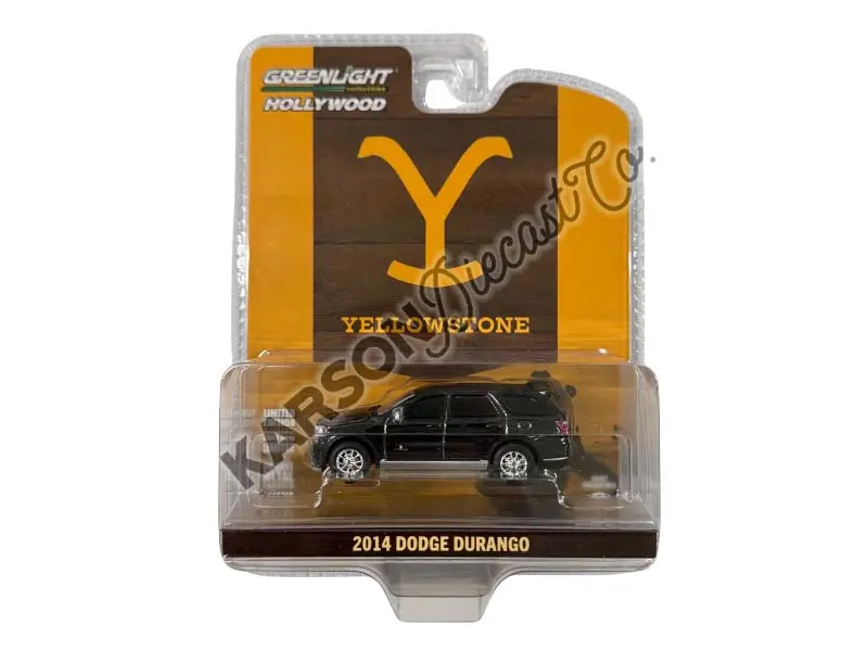 Chrome Chase Jamie Dutton’S 2014 Dodge Durango - Yellowstone (Hollywood Series 43) Diecast 1:64 Scale Model - Greenlight 62040E 1