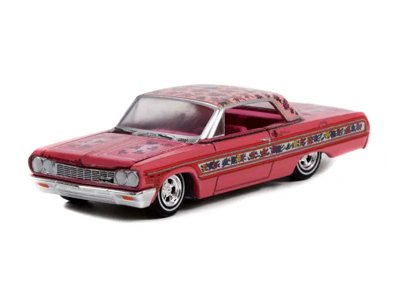 1964 Chevrolet Impala Lowrider - Gypsy Rose (California Lowriders Series 1) Diecast 1:64 Scale Model - Greenlight 63010A 1