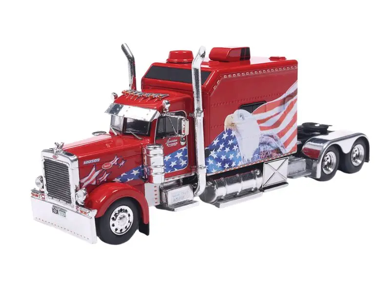Peterbilt 379 Custom - Red Diecast 1:64 Scale Model - Ixo 64Tr016a 1