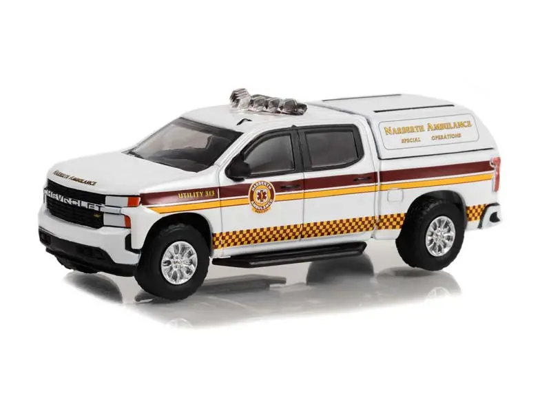 2020 Chevrolet Silverado - Narberth Ambulance Special Operations Pennsylvania (First Responders) Series 1 Diecast 1:64 Scale Model - Greenlight 67040E 1