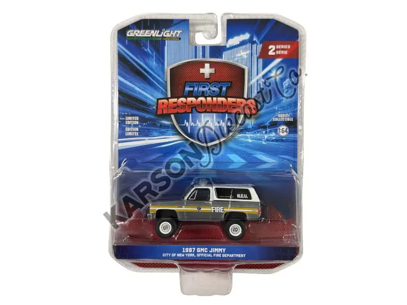 Raw Chase 1987 Gmc Jimmy – Fdny Medical Equipment Unit (First Responders Series 2) Diecast 1:64 Scale Model - Greenlight 67060A 1