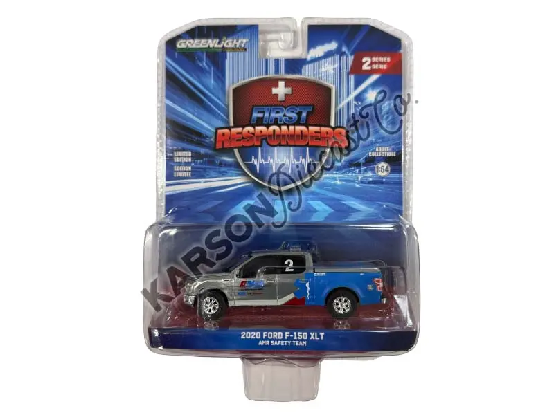 Raw Chase 2020 Ford F-150 Xlt – Amr Safety Team (First Responders Series 2) Diecast 1:64 Scale Model - Greenlight 67060F 1