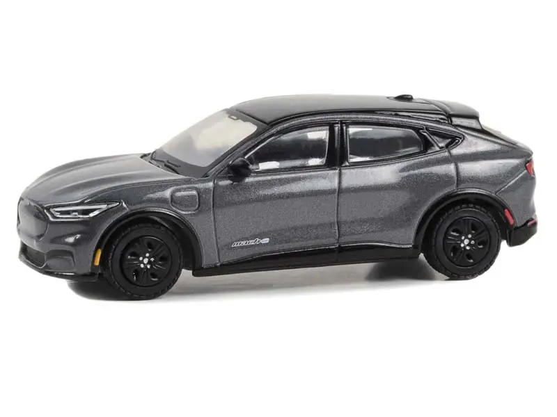 2023 Ford Mustang Mach-E California Route 1 - Carbonized Gray Metallic (Showroom Floor) Series 4 Diecast 1:64 Scale Model - Greenlight 68040D 1