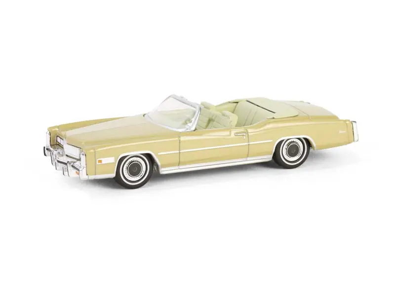 1975 Cadillac Eldorado Convertible - Florentine Gold Firemist (Showroom Floor Series 6) Diecast 1:64 Scale Model - Greenlight 68060D 1