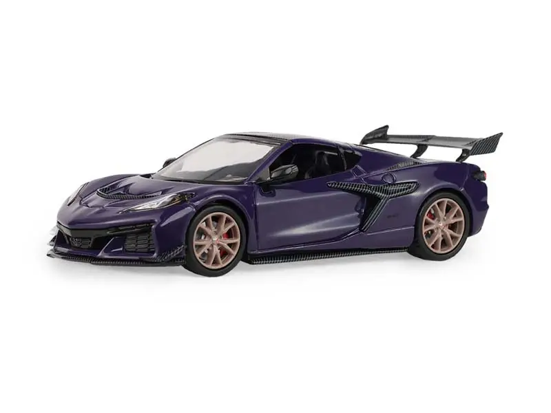 Pre-Order 2025 Chevrolet Corvette Zr1 Convertible - Hysteria Purple Metallic (Auto Mall Series 8) Diecast 1:64 Scale Model - Greenlight 68080F 1