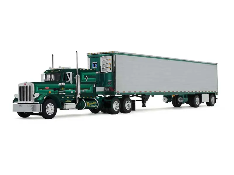 Peterbilt Model 359 W/ 60" Vintage Sleeper & 53' Utility Trailer W/ Skirts (Big Rigs Series Ii #2: Hardwick Motor Freight) Diecast 1:64 Scale Model - Dcp 69-2100 1