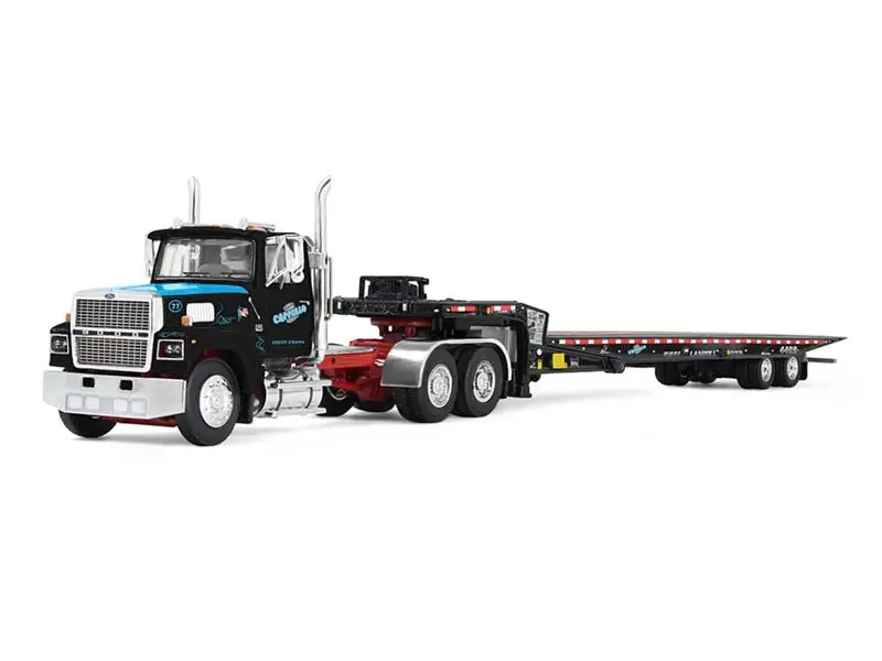 Ford Ltl 9000 Day Cab & Landoll 440B-50Ca Traveling Axle Trailer (Legacy Series #3: Cappello Heavy Transport) Diecast 1:64 Scale Model - Dcp 69-2174 1