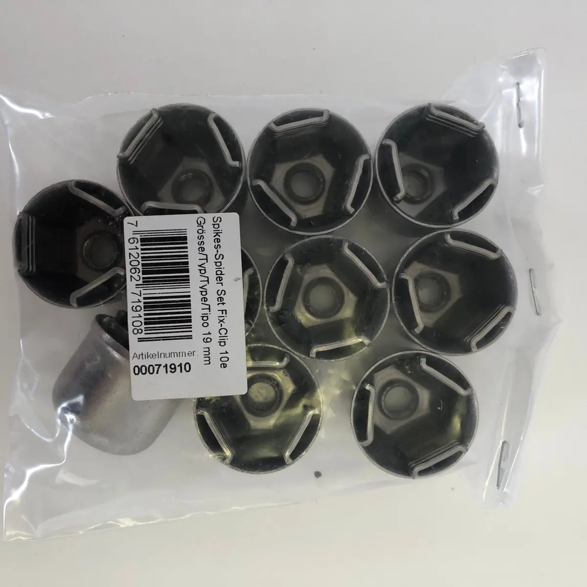 71.910 (10) Pcs. 19Mm Fix-Clip (Insert & Bell Housing) 19Mm Hex; Acura; Chrysler; Ford ;Honda; Gm; Porsche; Subaru 1