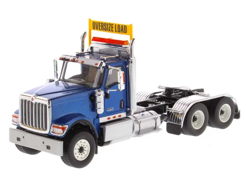 International Hx520 Day Cab Tandem Tractor Blue (Transport Series) Diecast 1:50 Scale Model - Diecast Masters 71004 1