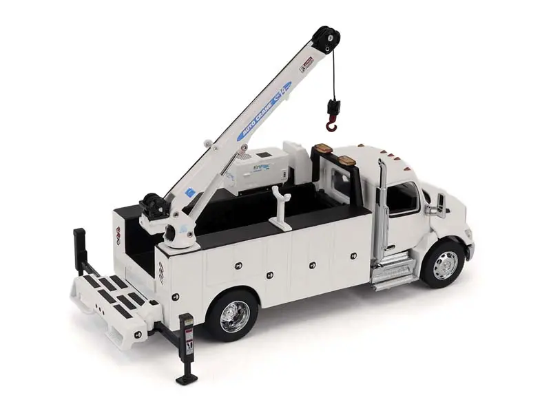 Peterbilt Model 536 Auto-Crane Titan85-Body Hc14-Crane Work Truck W/ Ac40 Compressor And Miller Trailblazer Welder (Transport Series) Diecast 1:50 Scale Model - Diecast Masters 71214 1