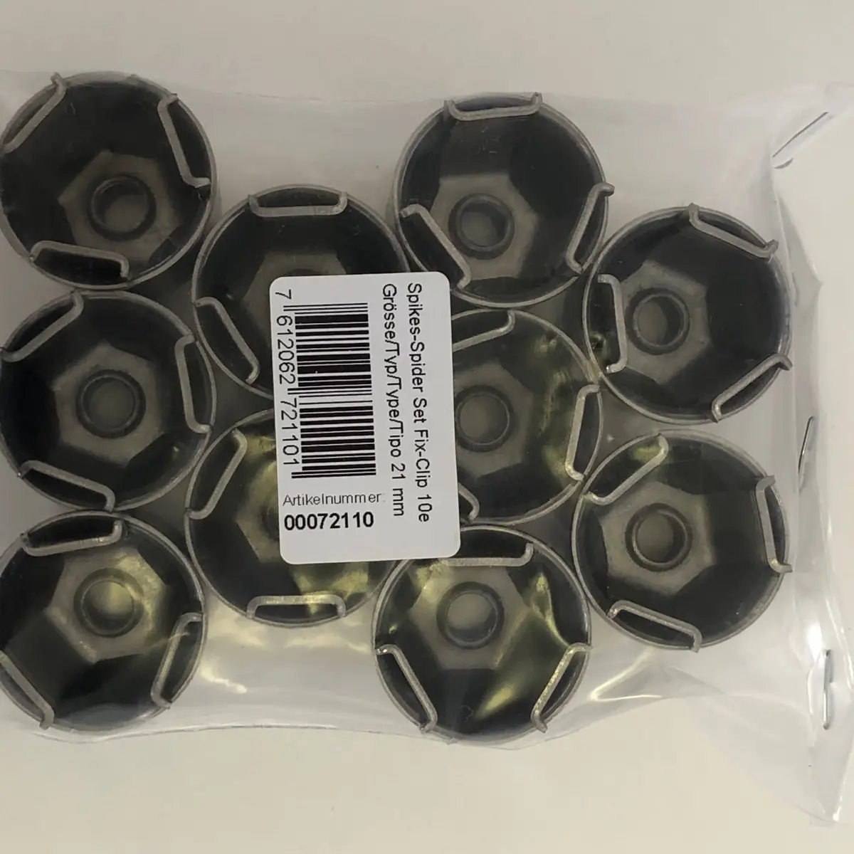 72.110 (10) Pcs. 21Mm Fix-Clip (Insert & Bell Housing) 21Mm; Acura; Chrysler; Ford; Gm; Hyundai; Infiniti; Jeep; Kia; Lexus; Mazda; Mitsubishi; Toyota 1