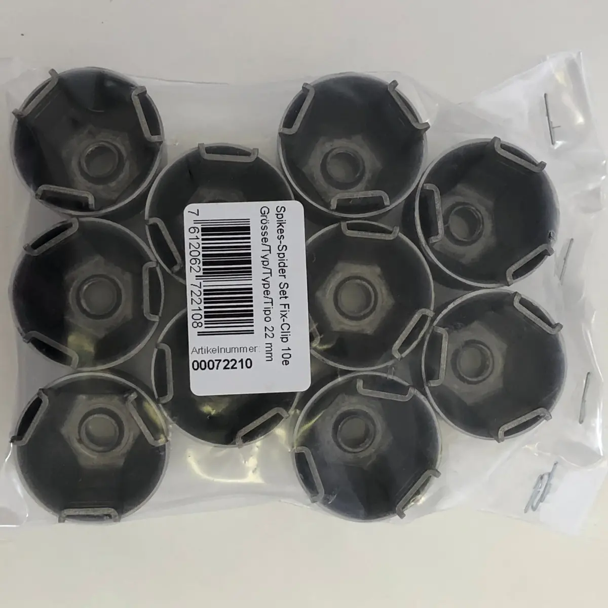 72.210 (10) Pcs. 22Mm Fix-Clip (Insert & Bell Housing) 22Mm Hex; Gm; Ford; Honda; Infiniti; Jeep; Lexus; Nissan; Ram; Toyota 1