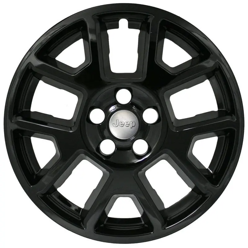 '19-23 Jeep Renegade 17" Gloss Black Wheel Skins 7219-Gb 1