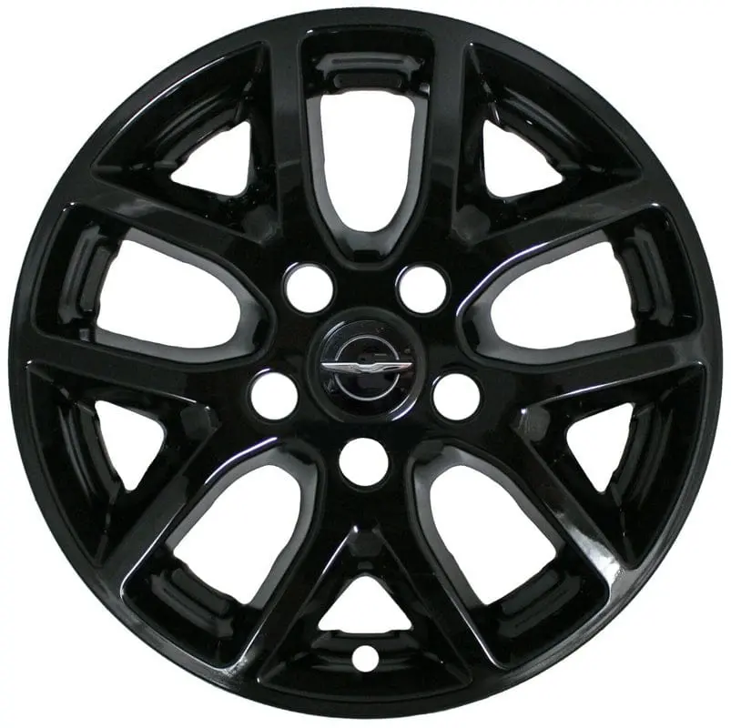 '20-21 Chrysler Voyager 17" Gloss Black Wheel Skins 7259-Gb 1