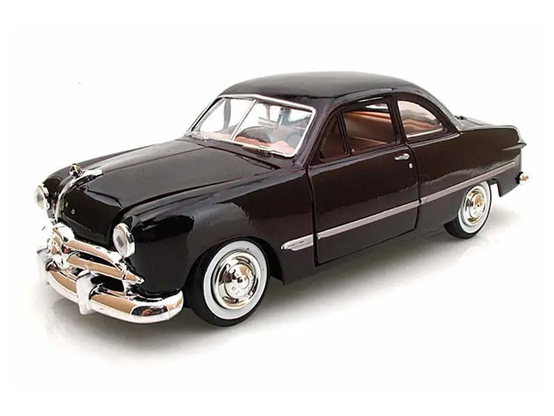 1949 Ford Coupe Burgundy (Timeless Legends) Diecast 1:24 Scale Model - Motormax 73213Bur 1