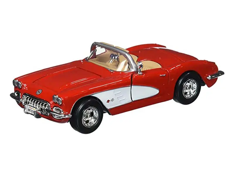1959 Chevrolet Corvette - Red (Timeless Legends) Diecast 1:24 Scale Model - Motormax 73216Rd 1