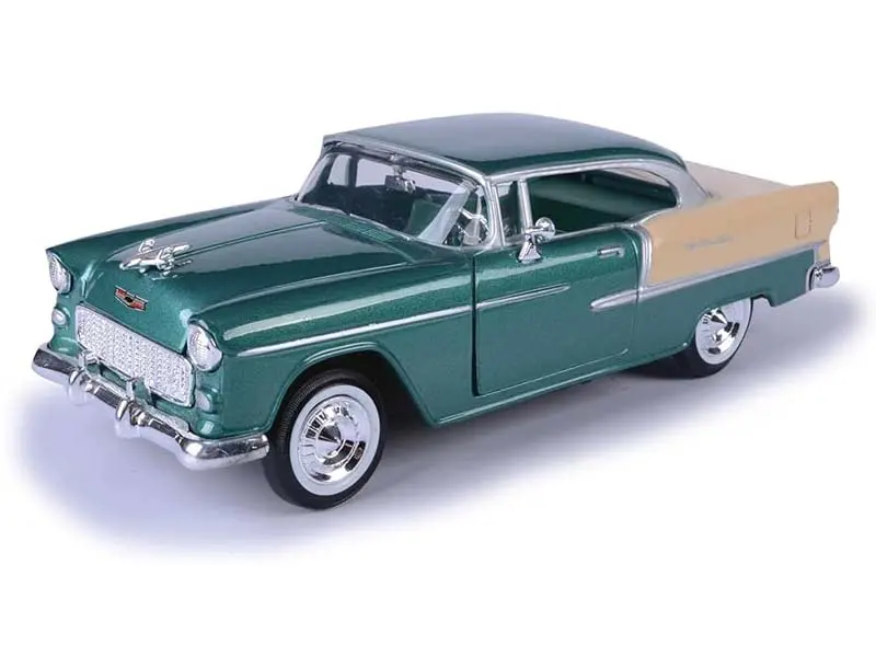 1955 Chevrolet Bel Air Green (Timeless Legends) Diecast 1:24 Scale Model Car - Motormax 73229Grn 1