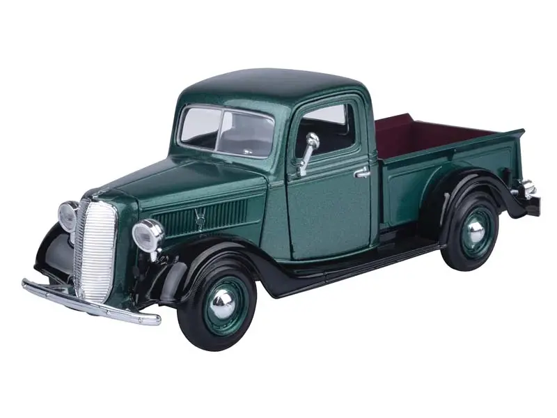 1937 Ford Pickup - Green (Timeless Legends) Diecast 1:24 Scale Model - Motormax 73233Grn 1