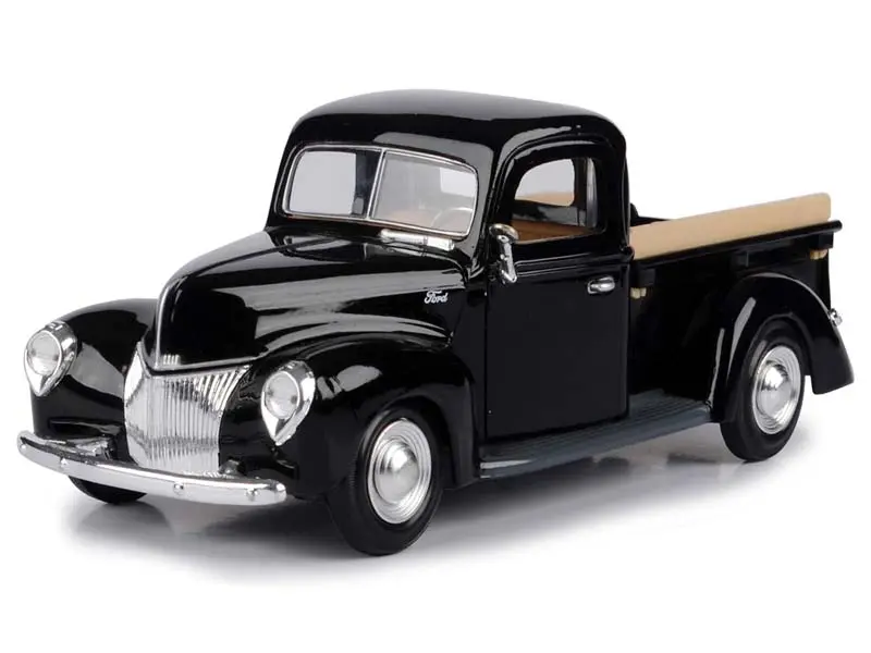 1940 Ford Pickup - Black (Timeless Legends) Diecast 1:24 Scale Model - Motormax 73234Bk 1