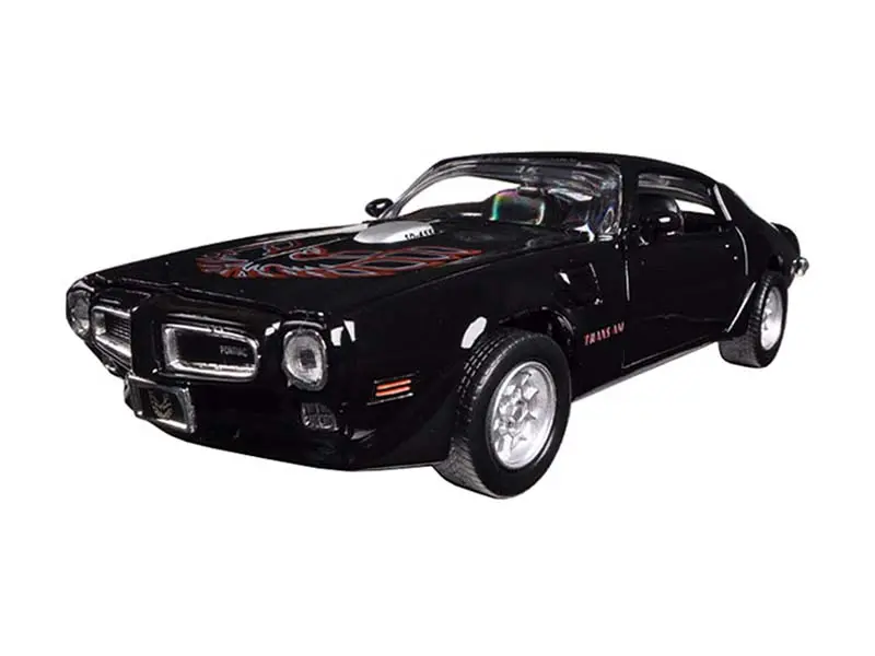 1973 Pontiac Firebird Trans Am - Black (Timeless Legends) Diecast 1:24 Model - Motormax 73243Bk 1