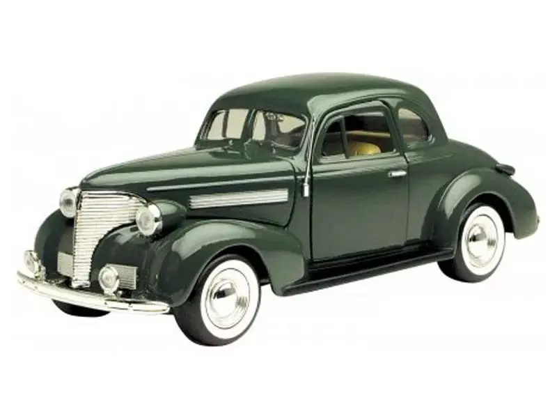 1939 Chevrolet Coupe – Green (Timeless Legends) Diecast 1:24 Scale Model - Motormax 73247Grn 1