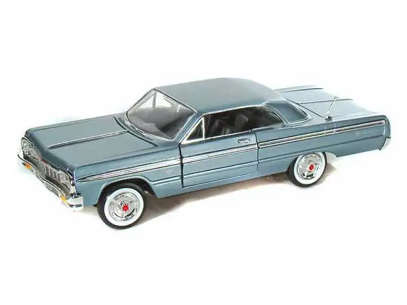 1964 Chevrolet Impala - Blue (Timeless Legends) Diecast 1:24 Scale Model - Motormax 73259Bl 1