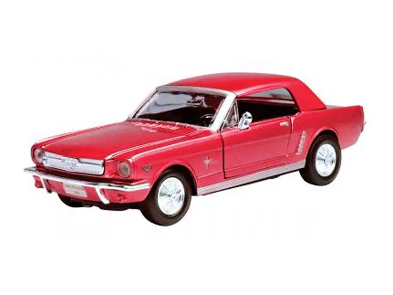 1964 1/2 Ford Mustang - Red (Timeless Legends) Diecast 1:24 Scale Model - Motormax 73273Rd 1