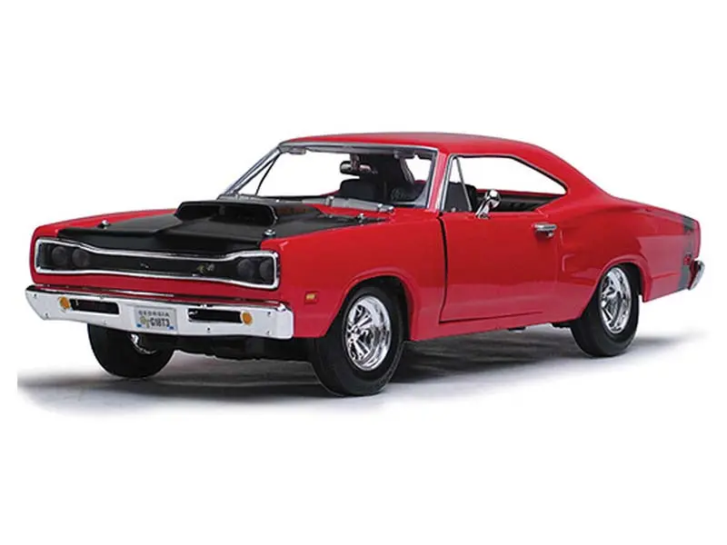 1969 Dodge Coronet Super Bee Red (Timeless Legends) Diecast 1:24 Scale Model - Motormax 73315Rd 1
