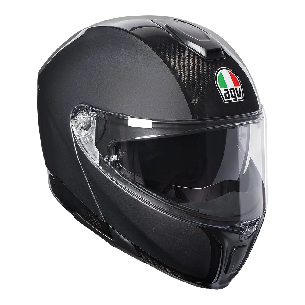 Agv Sportmodular Helmet - Carbon/Dark Grey 1