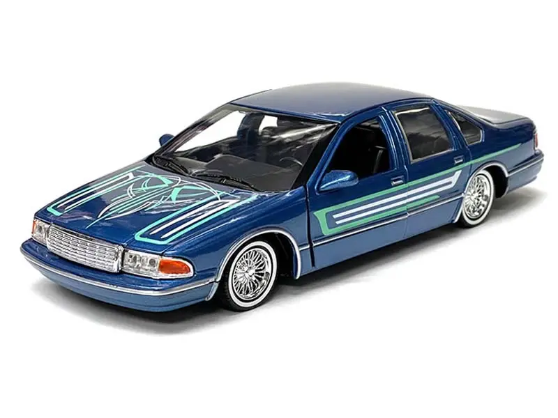 1993 Chevrolet Caprice (Get Low) Diecast 1:24 Scale Model - Motormax 79022Blgrn 1
