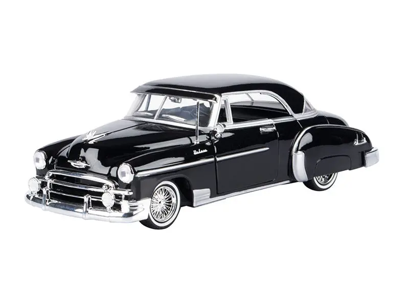 1950 Chevrolet Bel Air Lowrider - Black (Get Low) Diecast 1:24 Scale Model - Motormax 79026Bk 1
