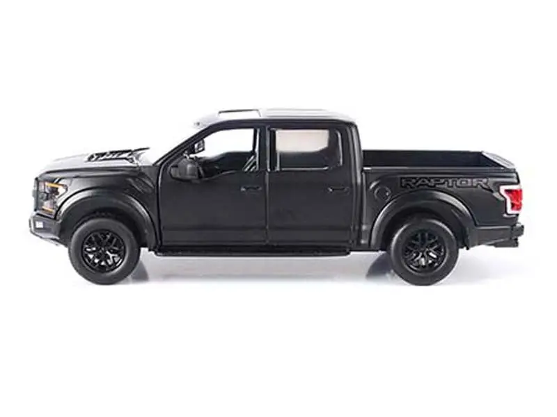 2017 Ford F-150 Raptor - Matte Black Diecast 1:24 Scale Model - Motormax 79344Mtbk 1