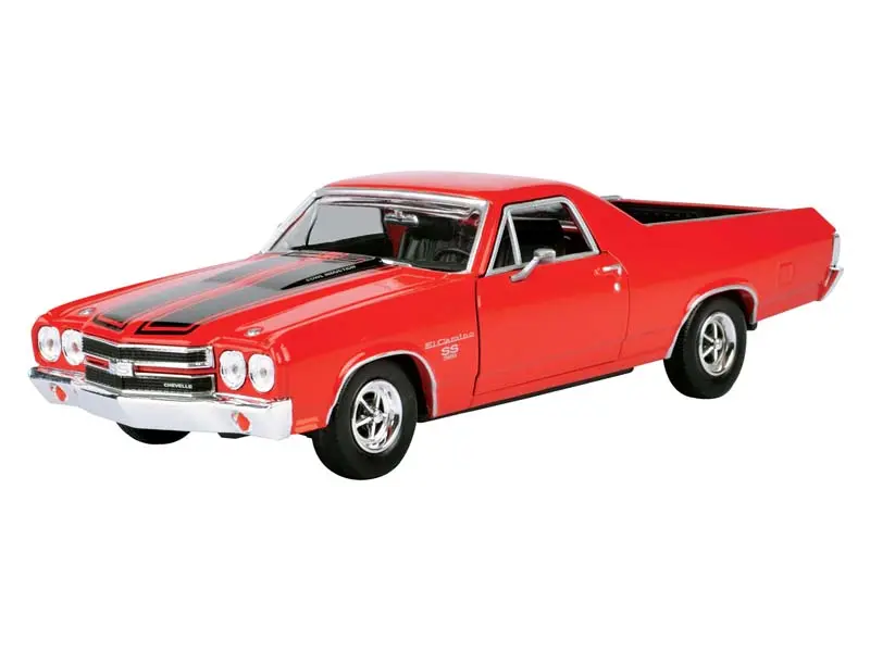 1970 Chevrolet El Camino Ss 396 Red (Timeless Legends) Diecast 1:24 Model Car - Motormax 79347Rd 1