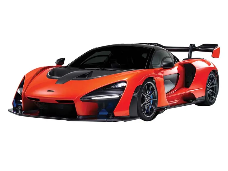 Mclaren Senna - Orange Metallic And Black (Timeless Legends) Diecast 1:24 Model - Motormax 79355Or 1