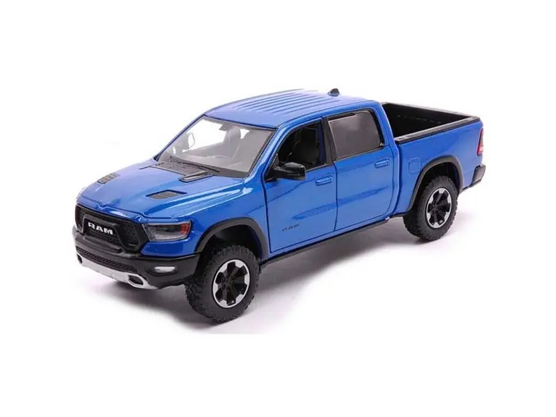 2019 Ram 1500 Rebel Crew Cab Blue (Timeless Legends) Diecast 1:27 Model - Motormax 79358Bl 1
