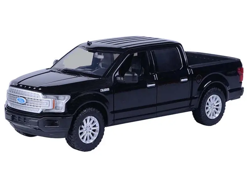 2019 Ford F-150 Limited Crew Cab Pickup Black (Timeless Legends) Diecast 1:24 Scale Model Truck - Motormax 79364Bk 1