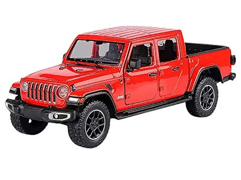 2021 Jeep Gladiator Overland - Red Closed Top (Timeless Legends) Diecast 1:27 Scale Model - Motormax 79365Rd 1