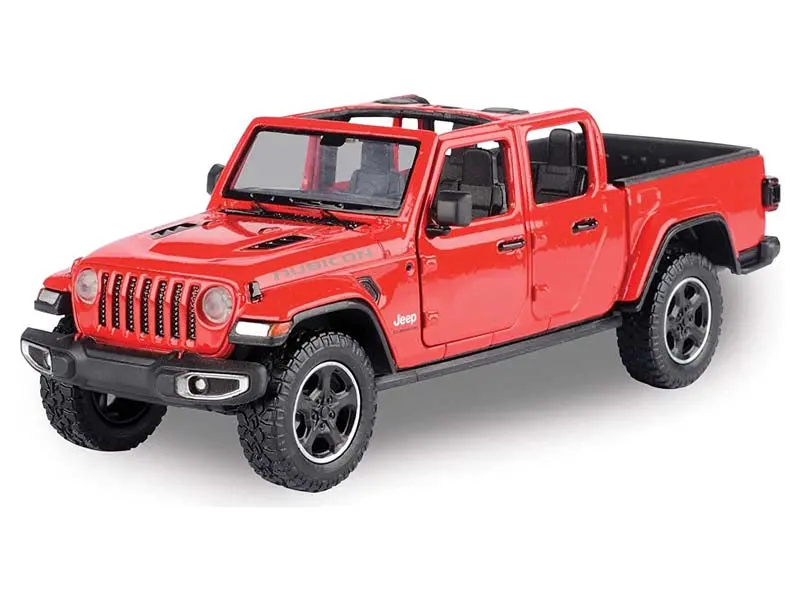 2021 Jeep Gladiator Rubicon - Open Top Pickup Truck Red (Timeless Legends) Diecast 1:27 Model - Motormax 79370Rd 1